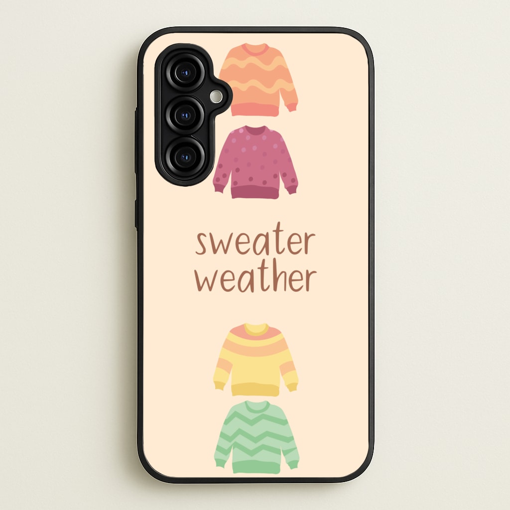 Sweater Weather - Autumn - Autumn Phone Case for Galaxy A54