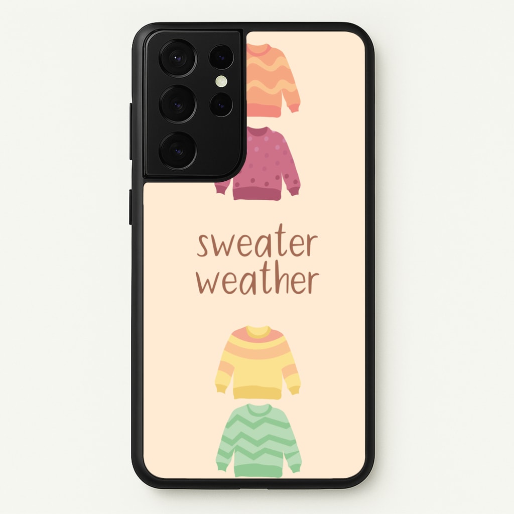 Sweater Weather - Autumn - Autumn Phone Case for Galaxy S21 Ultra