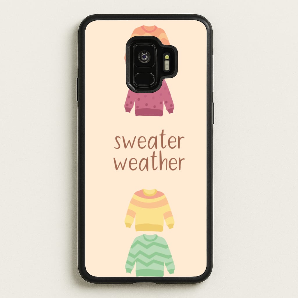 Sweater Weather - Autumn - Autumn Phone Case for Galaxy S9