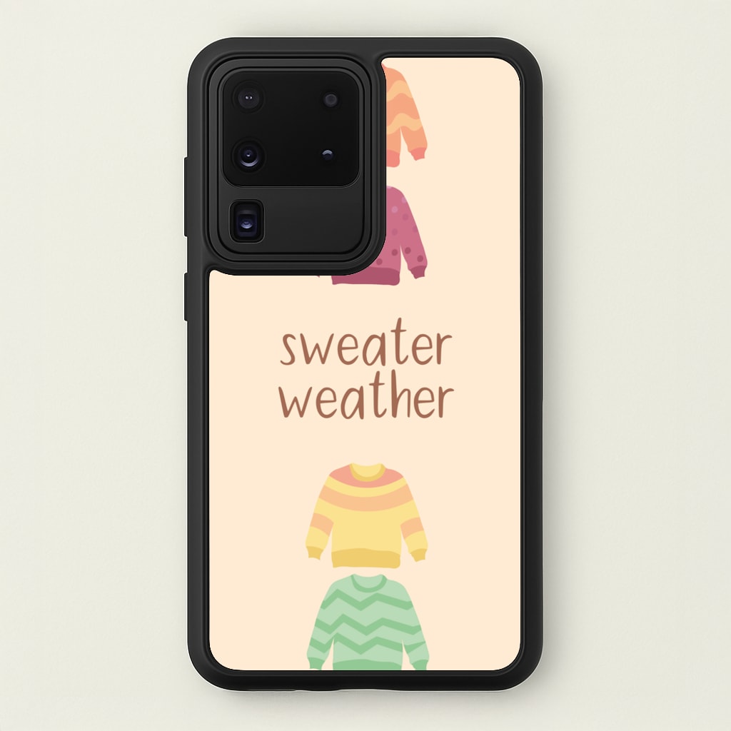 Sweater Weather - Autumn - Autumn Phone Case for Galaxy S20 Ultra