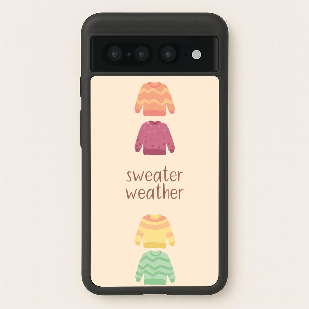 Sweater Weather - Autumn - Autumn Phone Case for Google Pixel 7 Pro