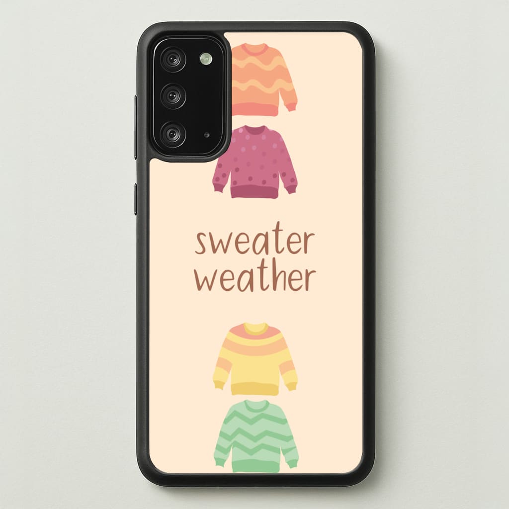 Sweater Weather - Autumn - Autumn Phone Case for Galaxy Note 20