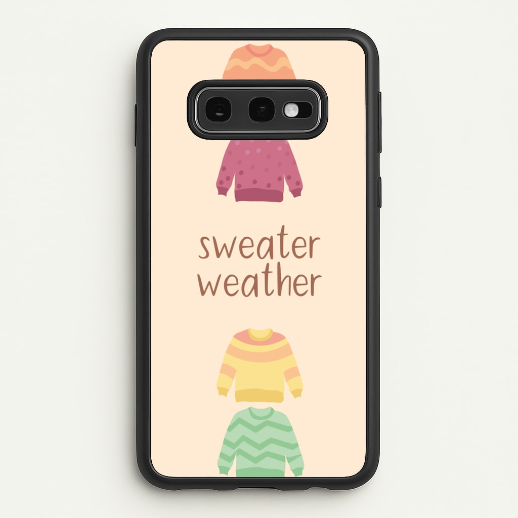 Sweater Weather - Autumn - Autumn Phone Case for Galaxy S10e