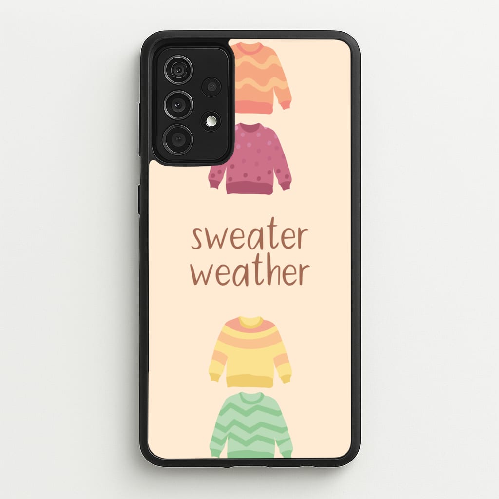 Sweater Weather - Autumn - Autumn Phone Case for Galaxy A52 / A52s