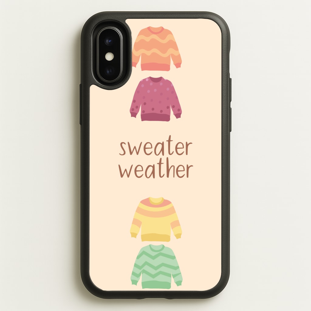 Sweater Weather - Autumn - Autumn Phone Case for iPhone X / XS