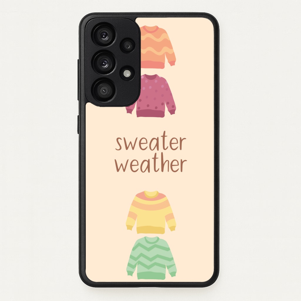 Sweater Weather - Autumn - Autumn Phone Case for Galaxy A53