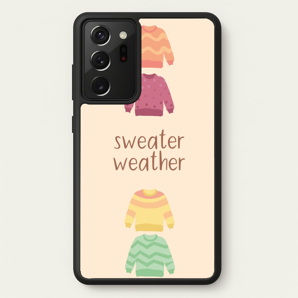 Sweater Weather - Autumn - Autumn Phone Case for Galaxy Note 20 Ultra