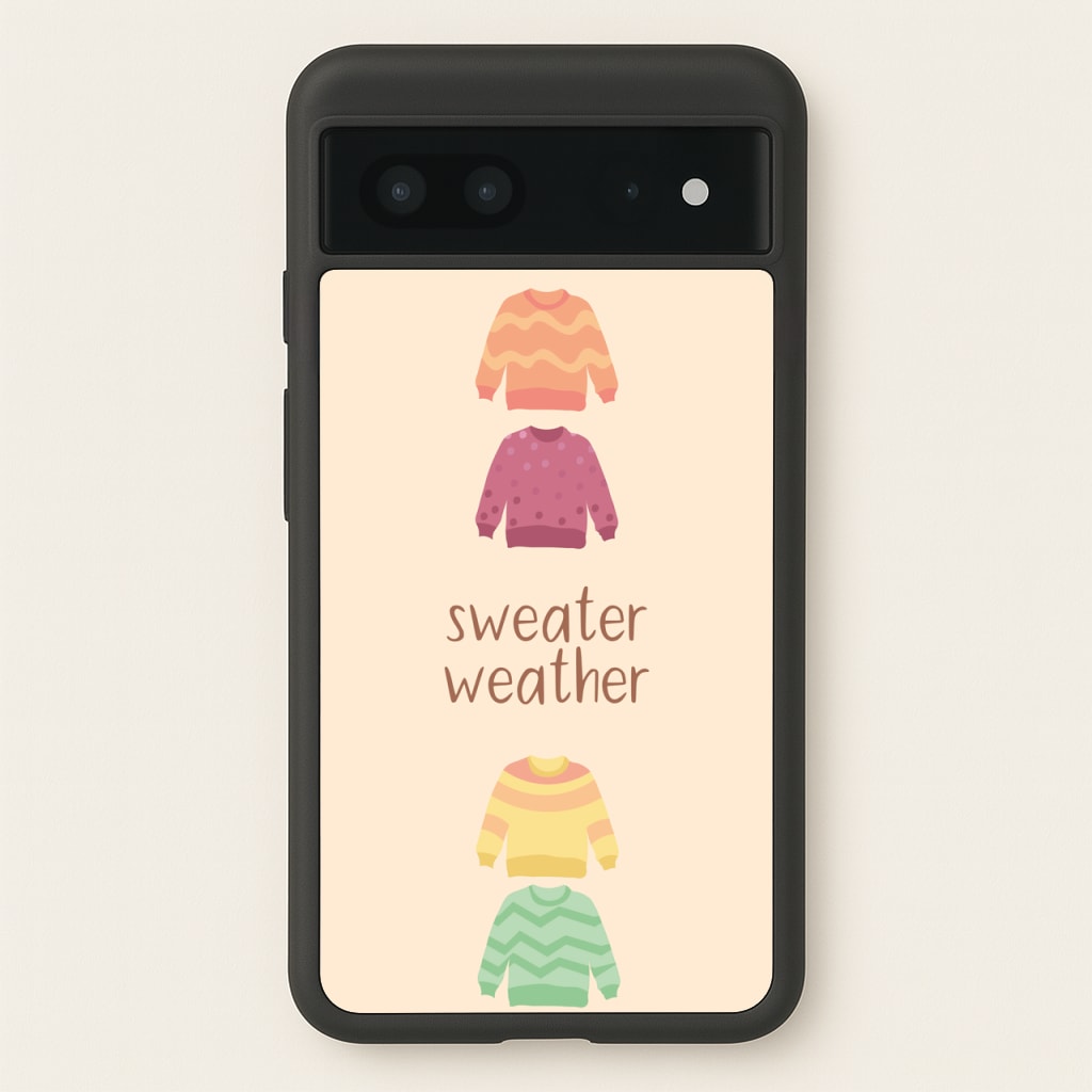 Sweater Weather - Autumn - Autumn Phone Case for Google Pixel 7