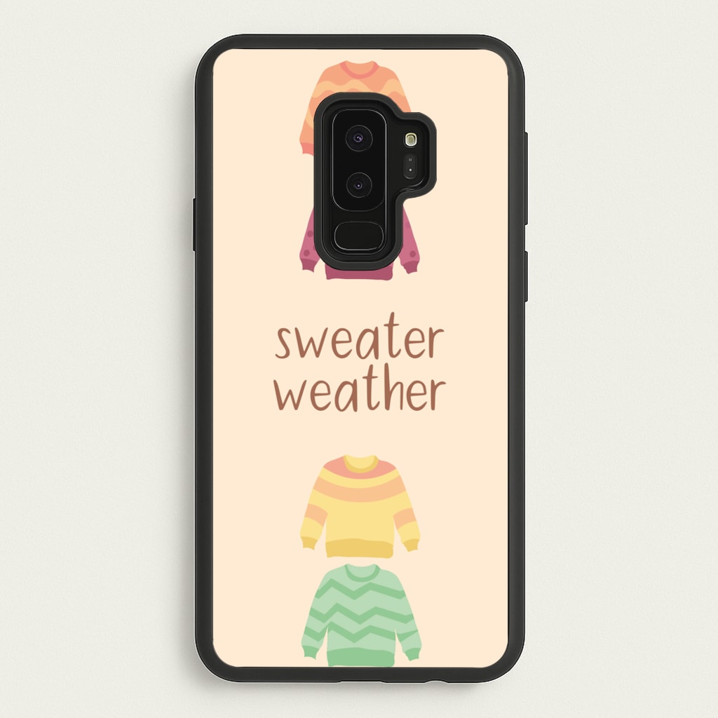 Sweater Weather - Autumn - Autumn Phone Case for Galaxy S9 Plus