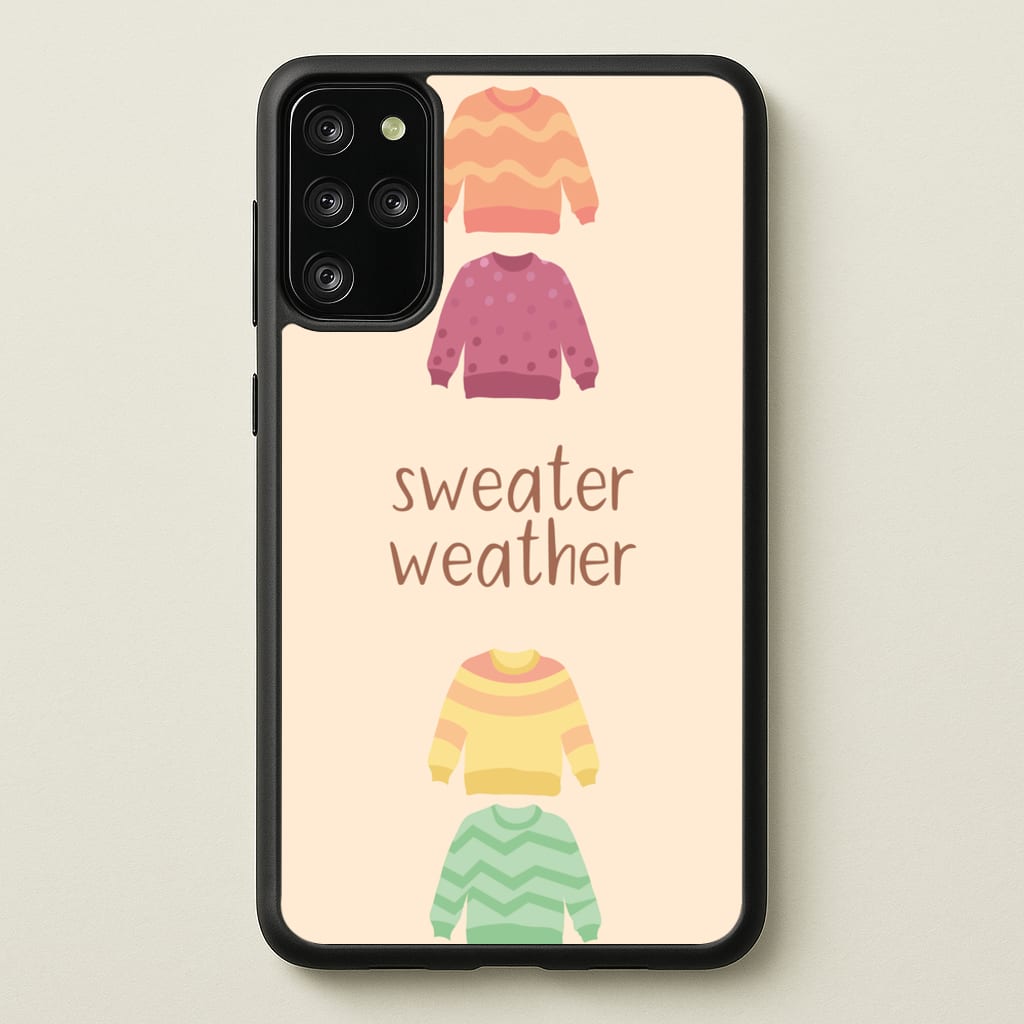 Sweater Weather - Autumn - Autumn Phone Case for Galaxy S20 Plus