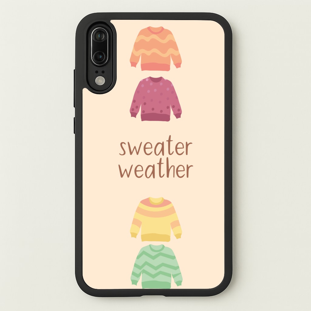 Sweater Weather - Autumn - Autumn Phone Case for Huawei P20