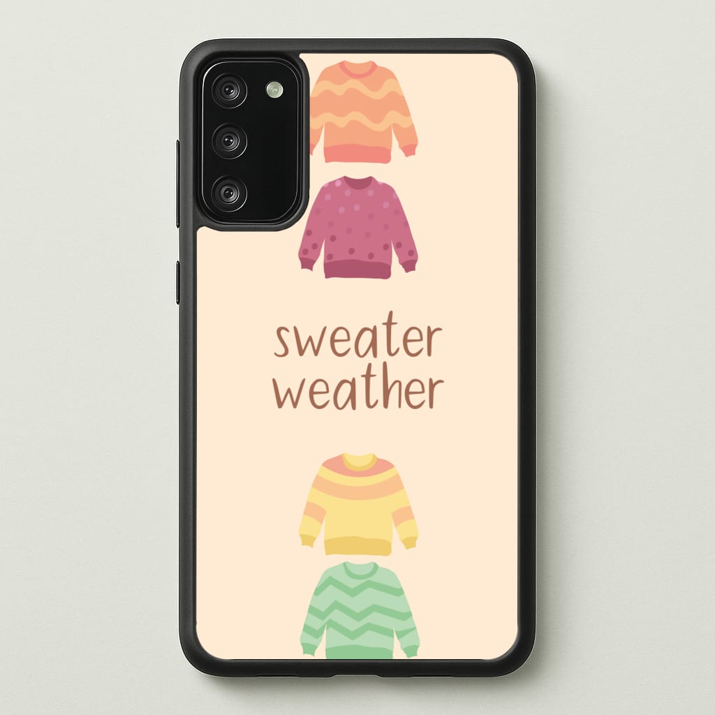 Sweater Weather - Autumn - Autumn Phone Case for Galaxy S20