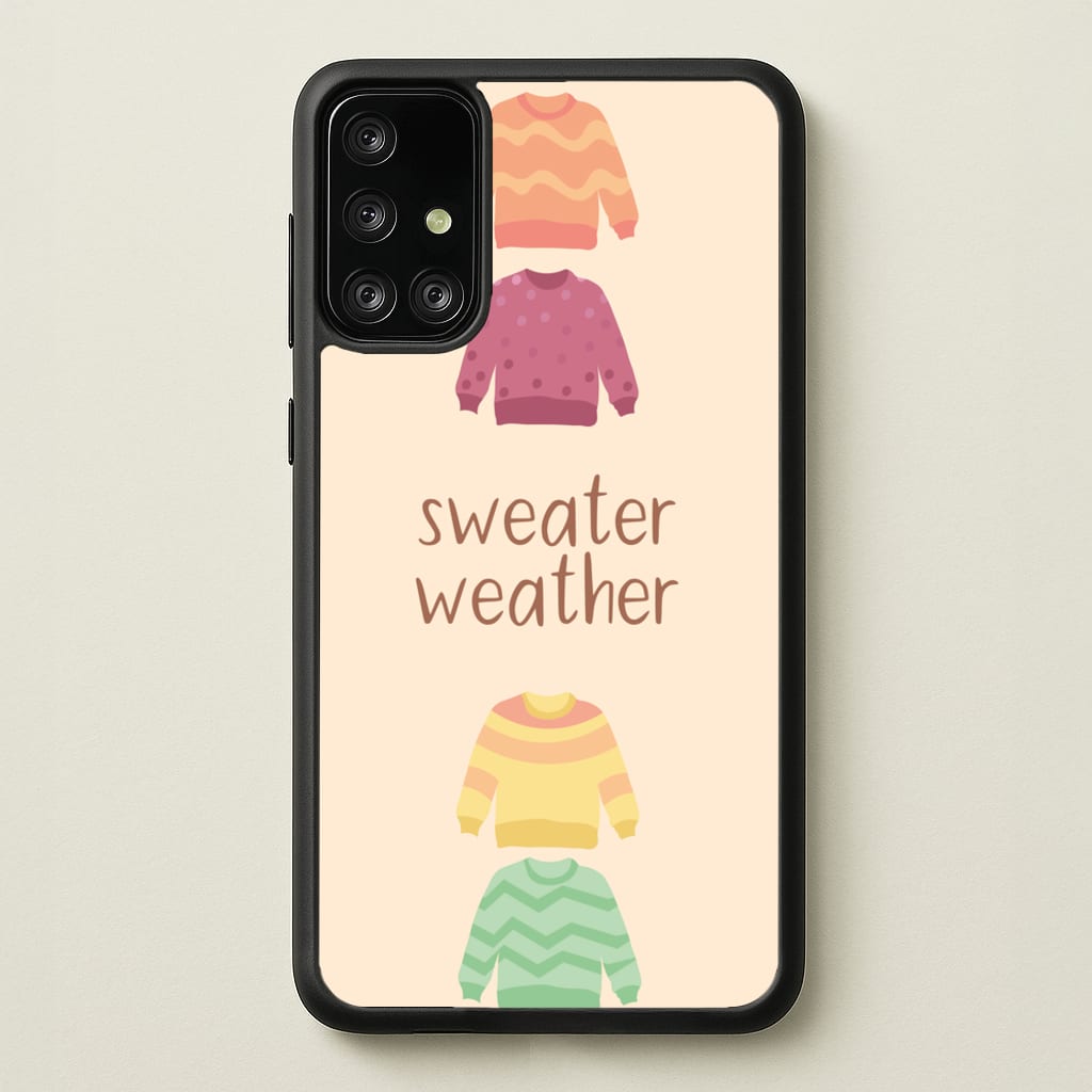 Sweater Weather - Autumn - Autumn Phone Case for Galaxy A71