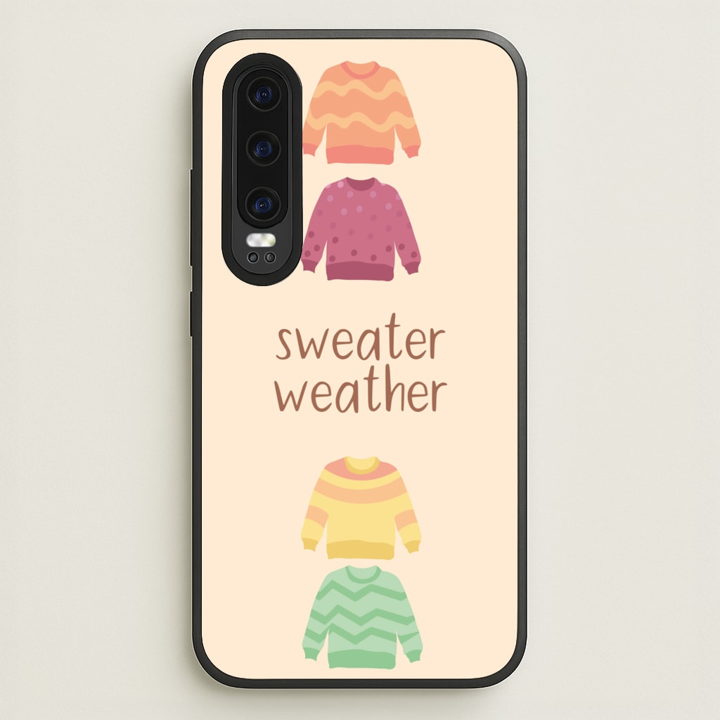 Sweater Weather - Autumn - Autumn Phone Case for Huawei P30