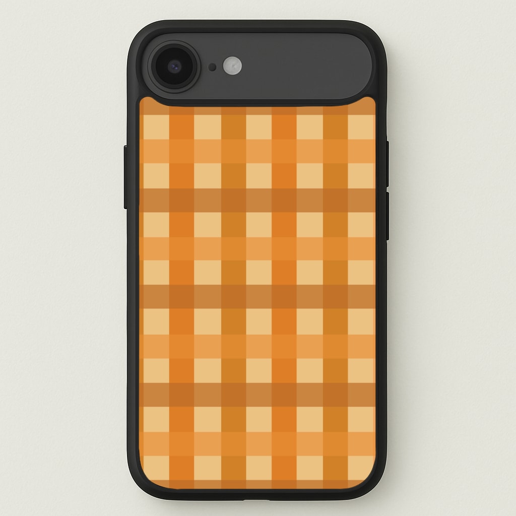Orange Plaid Pattern- Autumn Phone Case for iPhone 17 Air