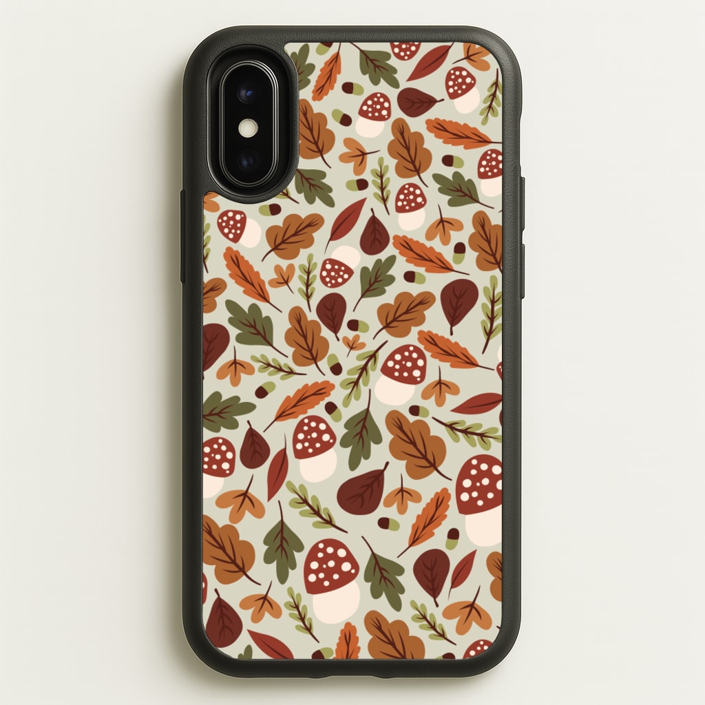 Autumn Pattern - Autumn Phone Case for iPhone X / XS