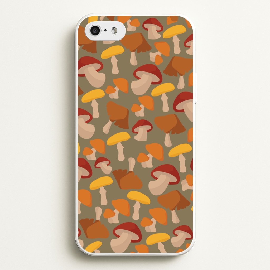 Mushroom Pattern - Autumn - Autumn Phone Case for iPhone 5 / 5s / SE 2016