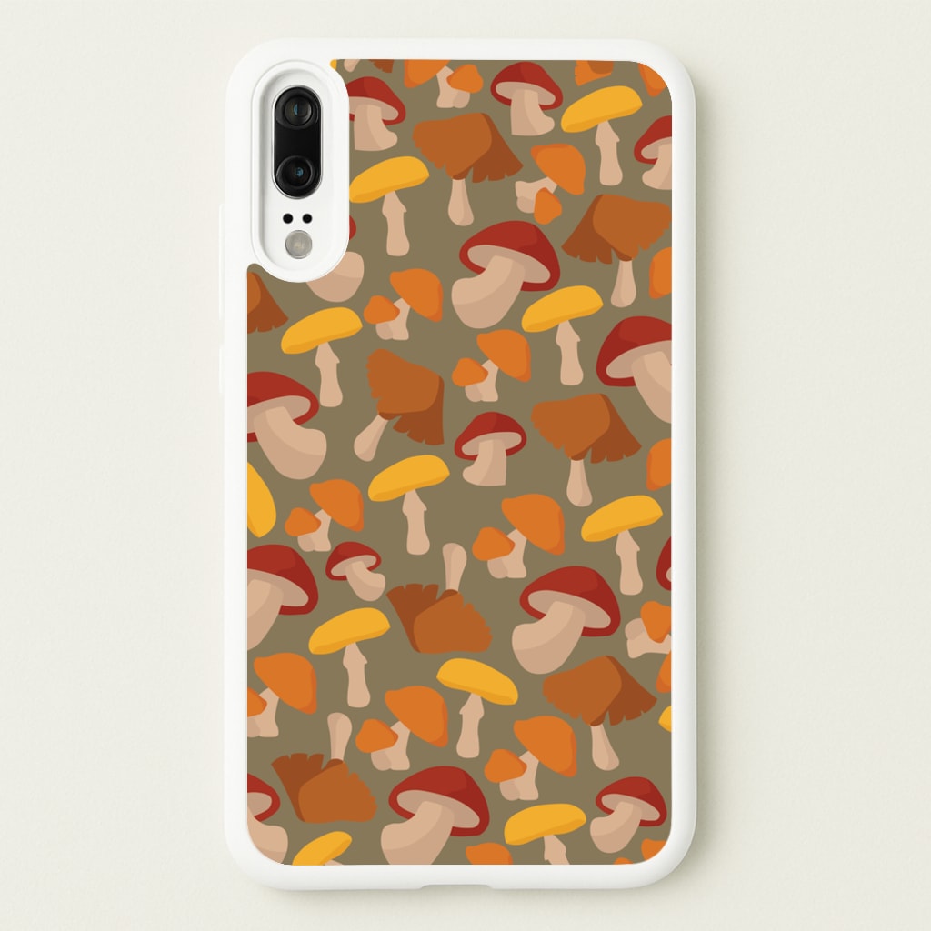 Mushroom Pattern - Autumn - Autumn Phone Case for Huawei P20