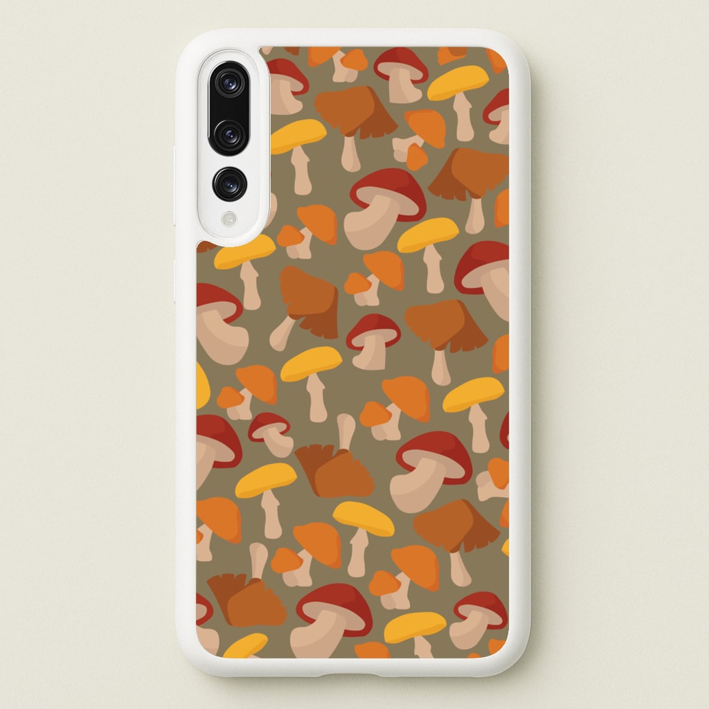 Mushroom Pattern - Autumn - Autumn Phone Case for Huawei P20 Pro