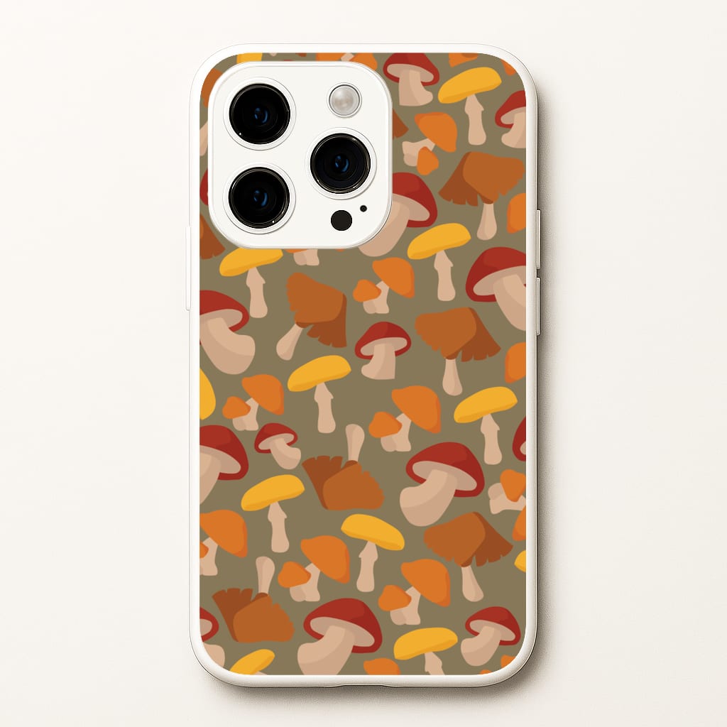 Mushroom Pattern - Autumn - Autumn Phone Case for iPhone 14 Pro