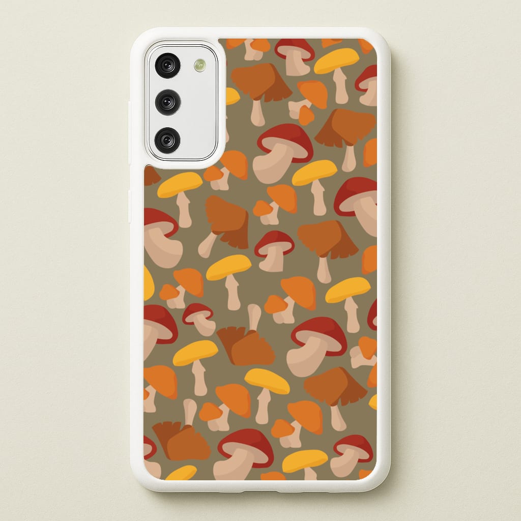 Mushroom Pattern - Autumn - Autumn Phone Case for Galaxy S20FE
