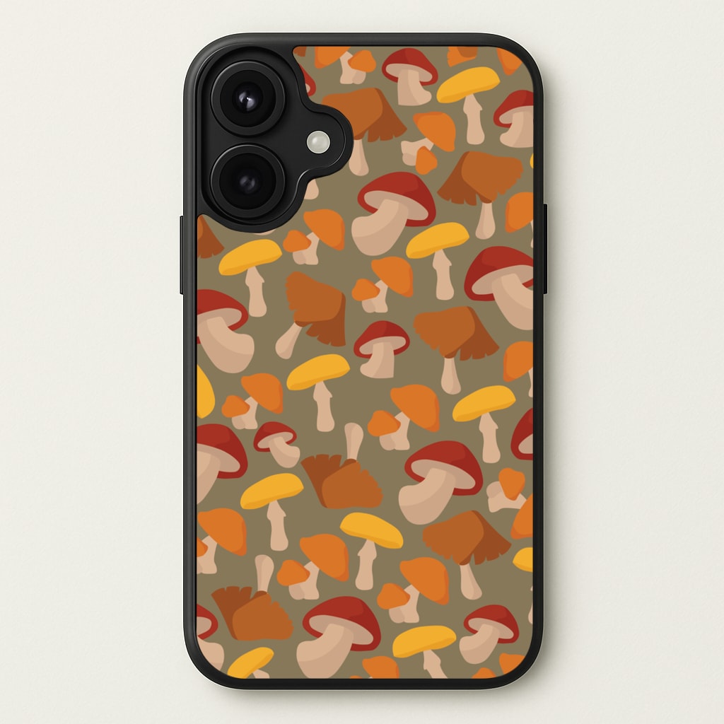 Mushroom Pattern - Autumn Phone Case for iPhone 17