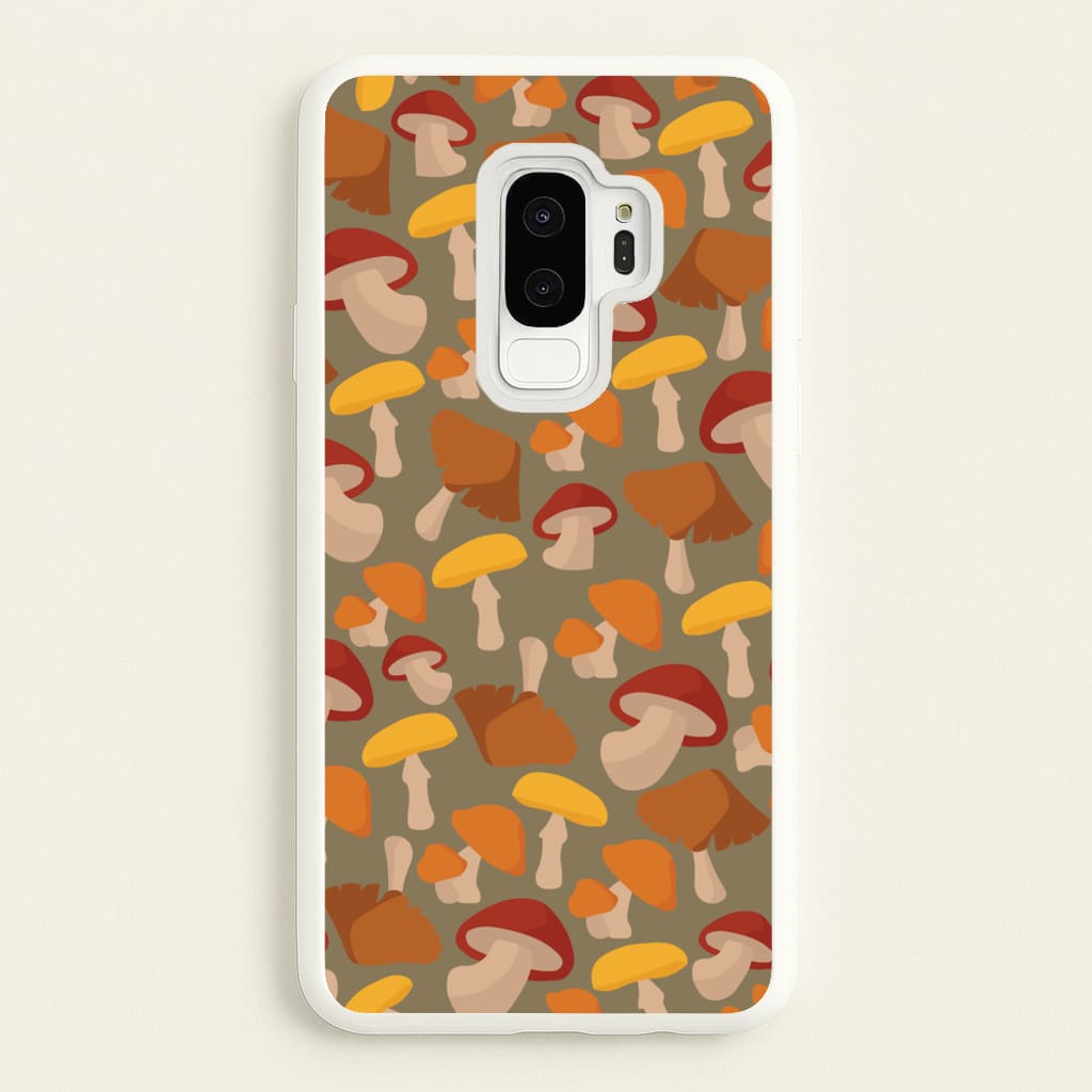 Mushroom Pattern - Autumn - Autumn Phone Case for Galaxy S9 Plus