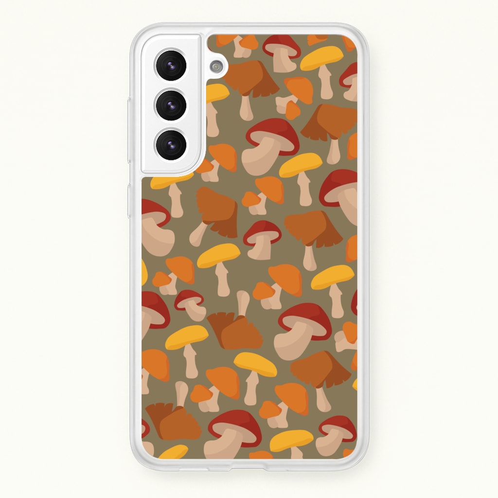 Mushroom Pattern - Autumn - Autumn Phone Case for Galaxy S22 Plus