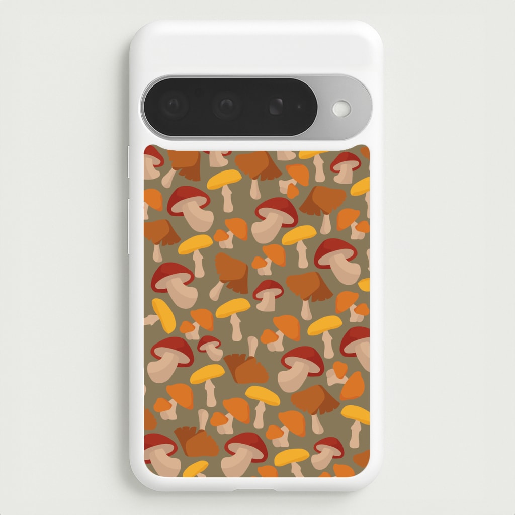 Mushroom Pattern - Autumn Phone Case for Google Pixel 10 Pro XL
