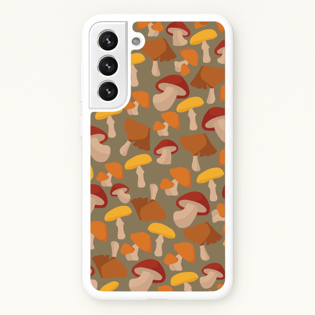 Mushroom Pattern - Autumn - Autumn Phone Case for Galaxy S21FE