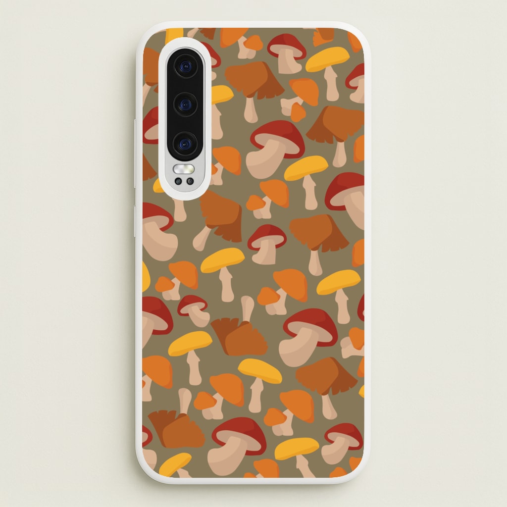Mushroom Pattern - Autumn - Autumn Phone Case for Huawei P30