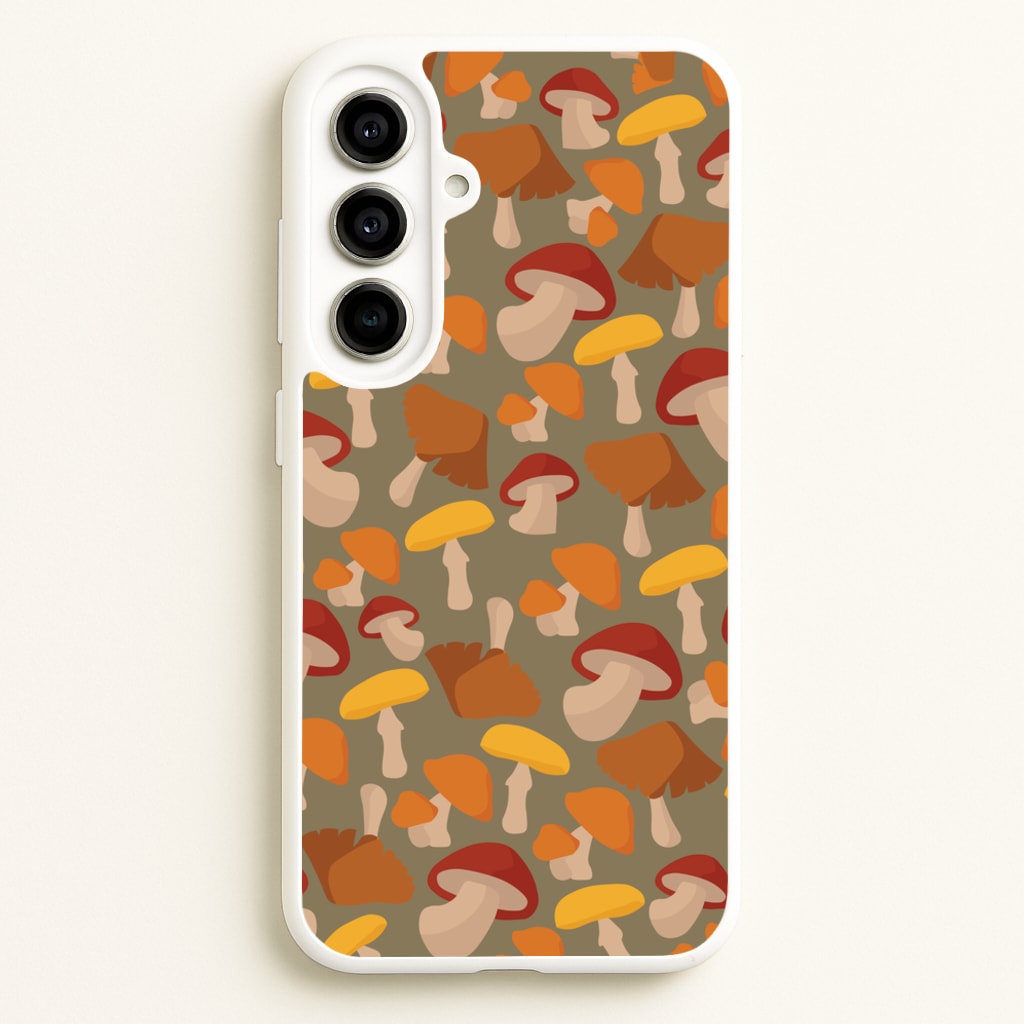 Mushroom Pattern - Autumn - Autumn Phone Case for Galaxy A56