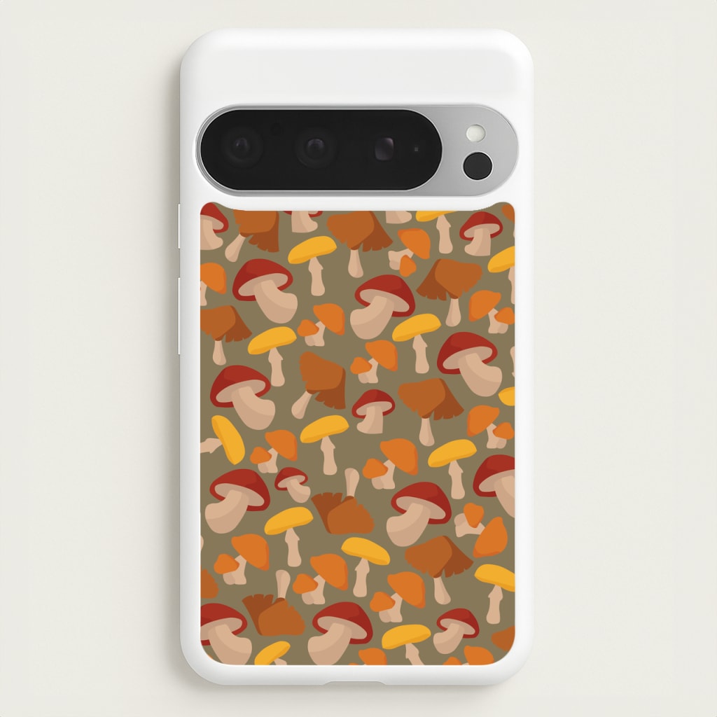 Mushroom Pattern - Autumn - Autumn Phone Case for Google Pixel 9 Pro XL