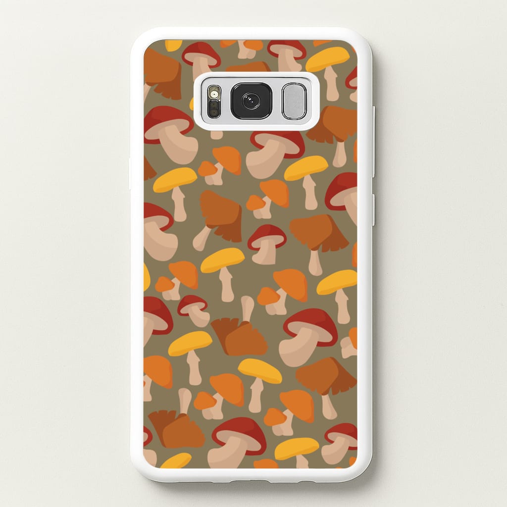 Mushroom Pattern - Autumn - Autumn Phone Case for Galaxy S8