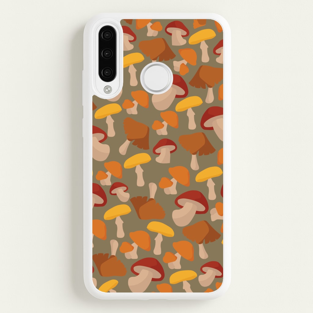 Mushroom Pattern - Autumn - Autumn Phone Case for Huawei P30 Lite