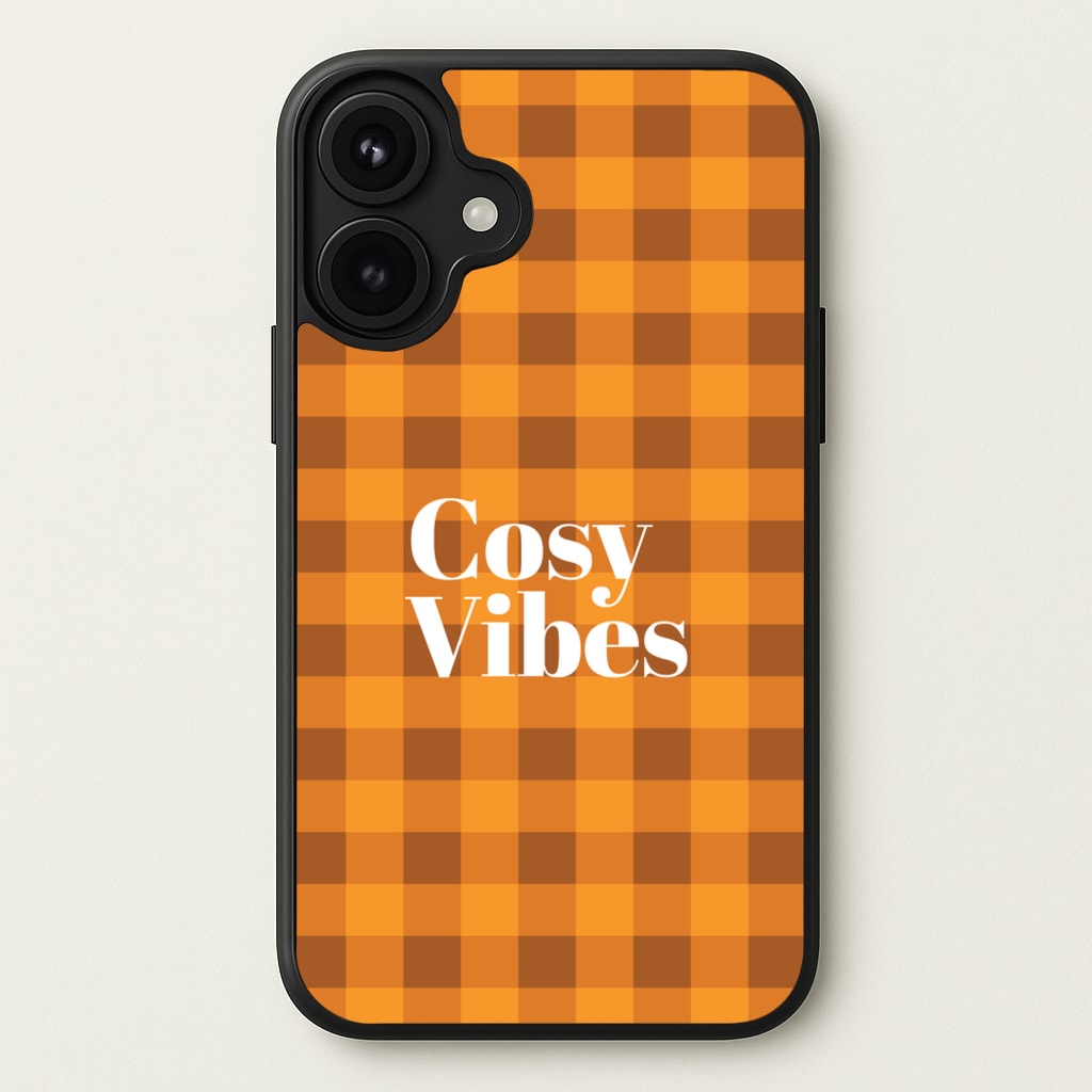 Checkered Cosy Vibes Phone Case for iPhone 17