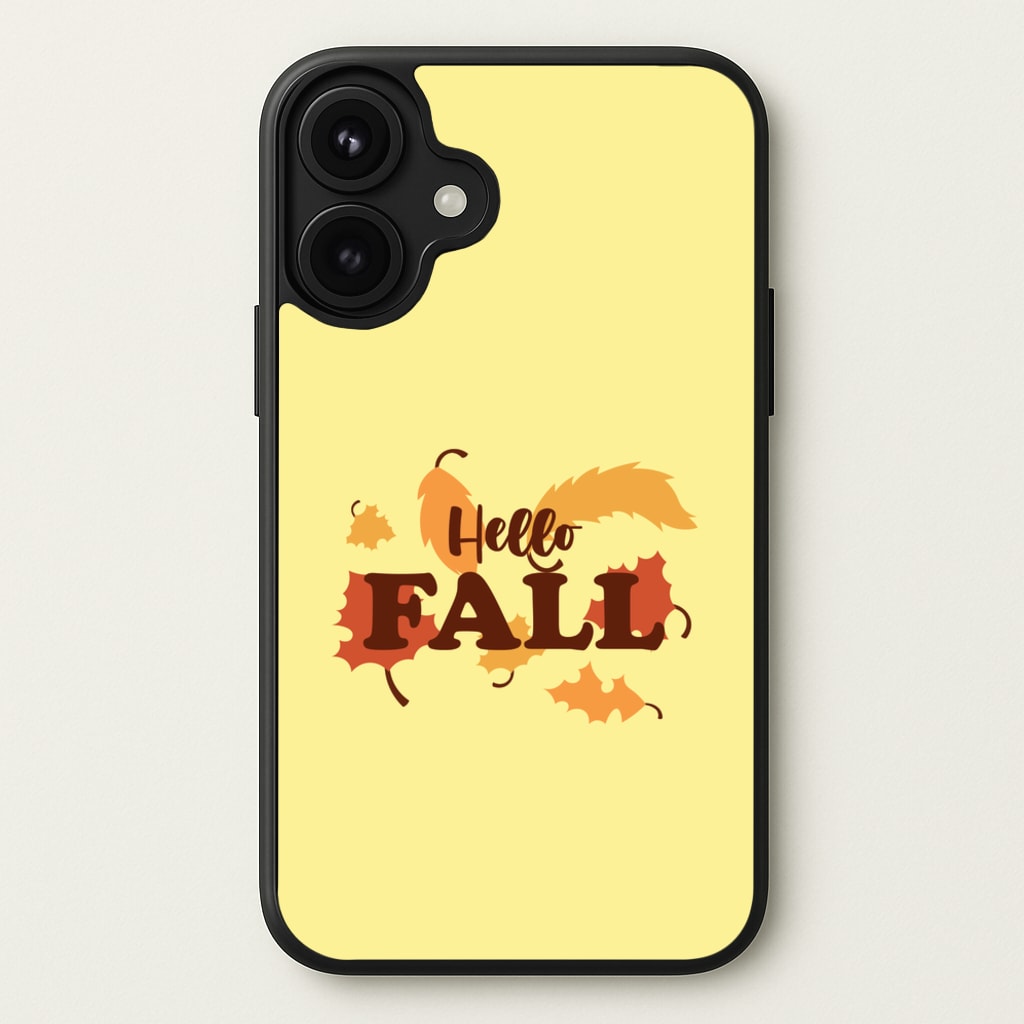 Hello Fall Phone Case for iPhone 17