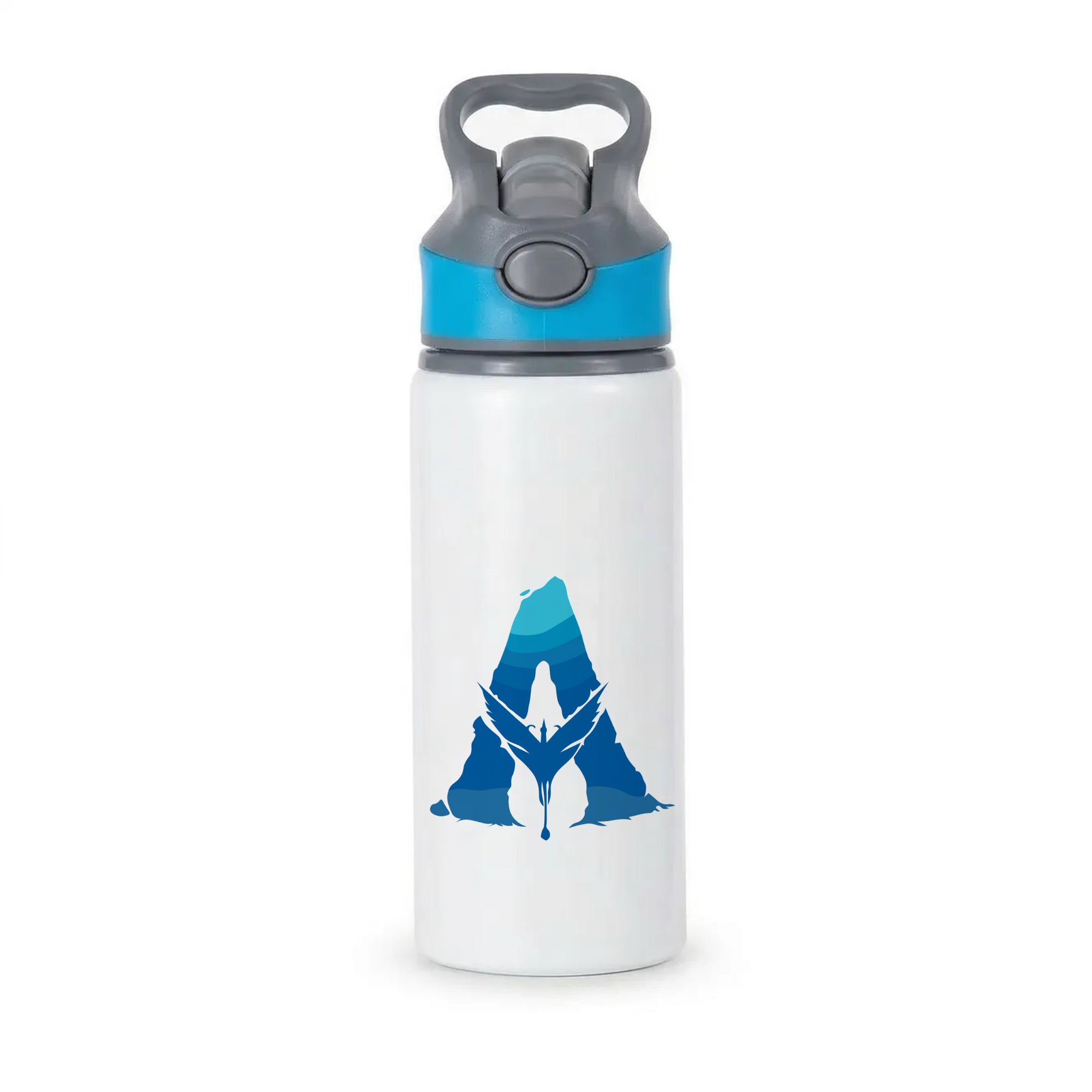 Alien World Logo Active Water Bottle - Blue