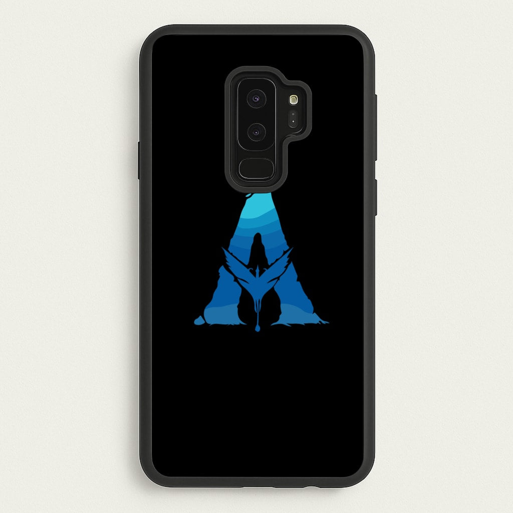 Alien World Logo - Avatar Phone Case for Galaxy S9 Plus