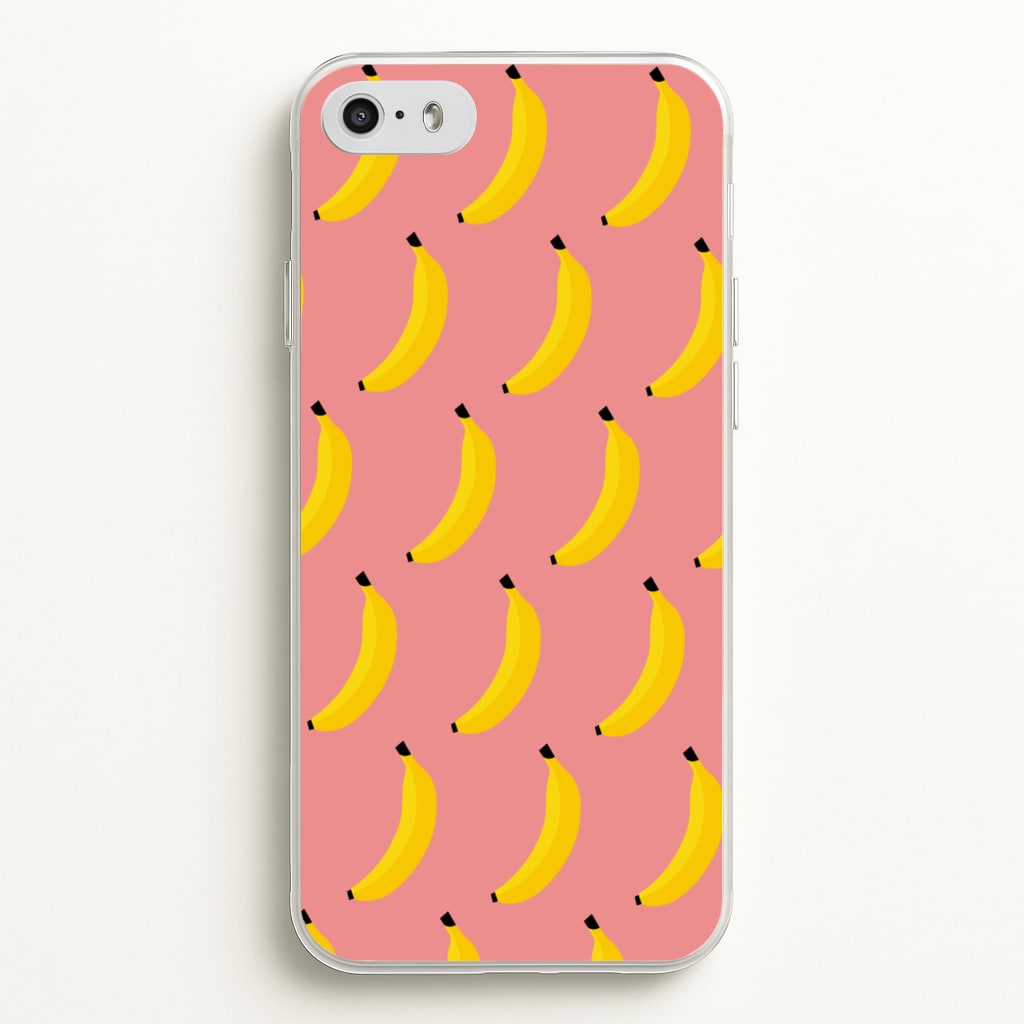 Banana Pattern - Summer Phone Case for iPhone 5 / 5s / SE 2016