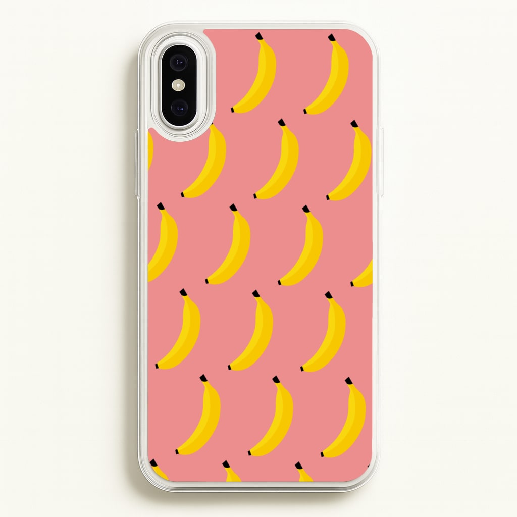 Banana Pattern - Summer Phone Case for iPhone XS Max
