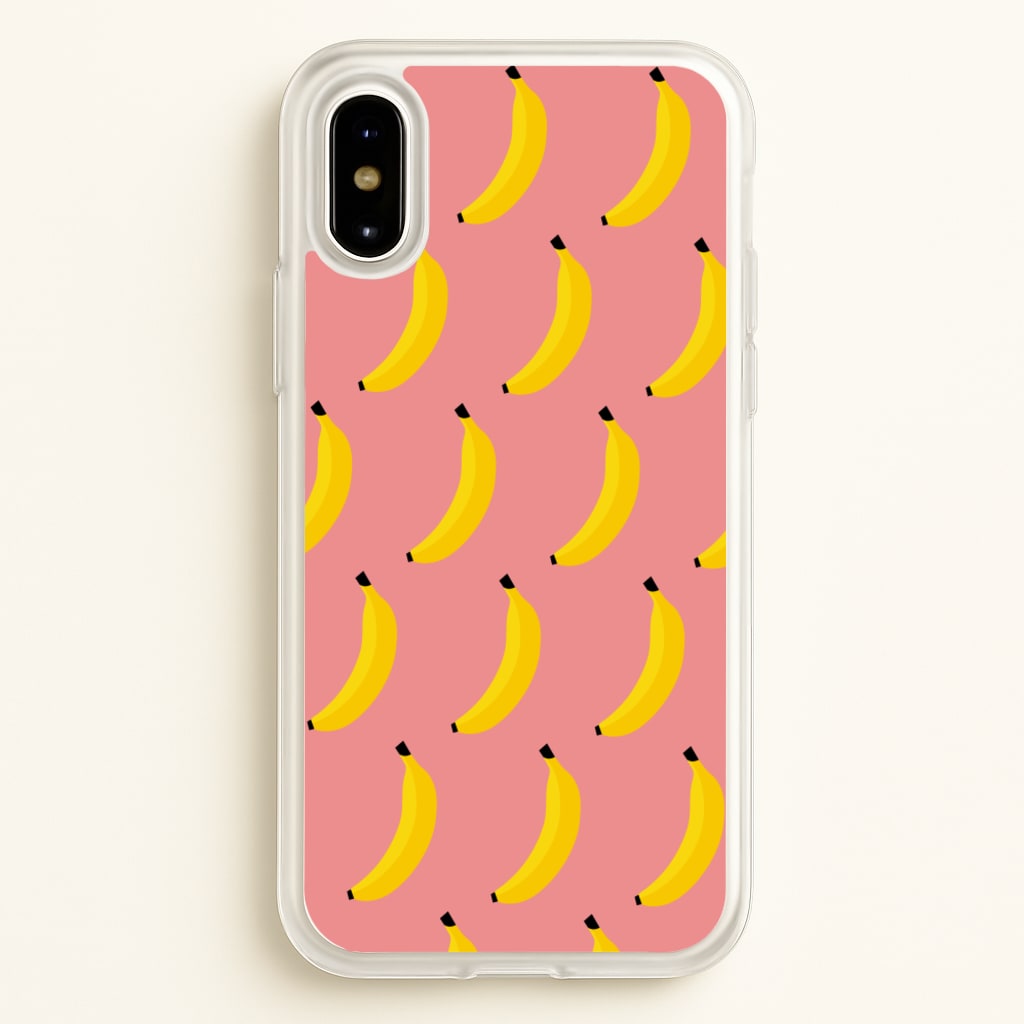 Banana Pattern - Summer Phone Case for iPhone X / XS