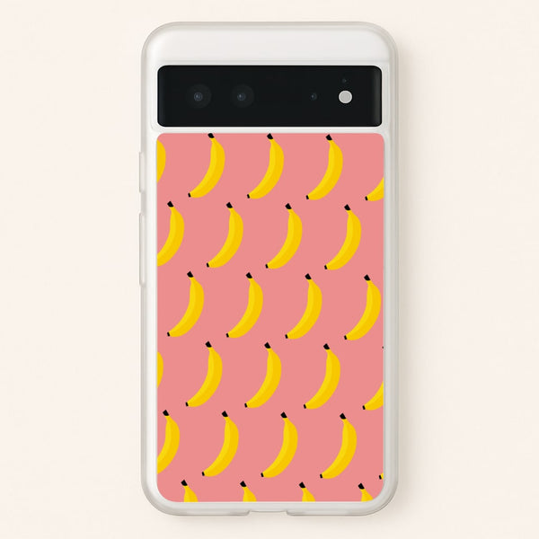 Banana Pattern - Summer Phone Case for Google Pixel 6