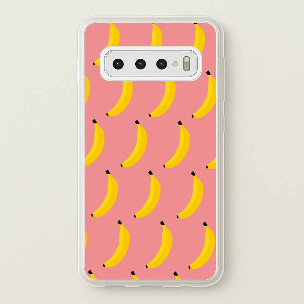 Banana Pattern - Summer Phone Case for Galaxy S10 Plus