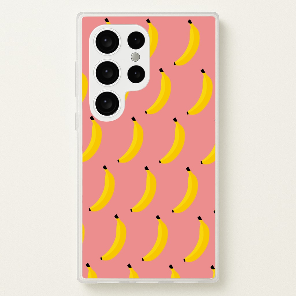 Banana Pattern - Summer Phone Case for Galaxy S24 Ultra