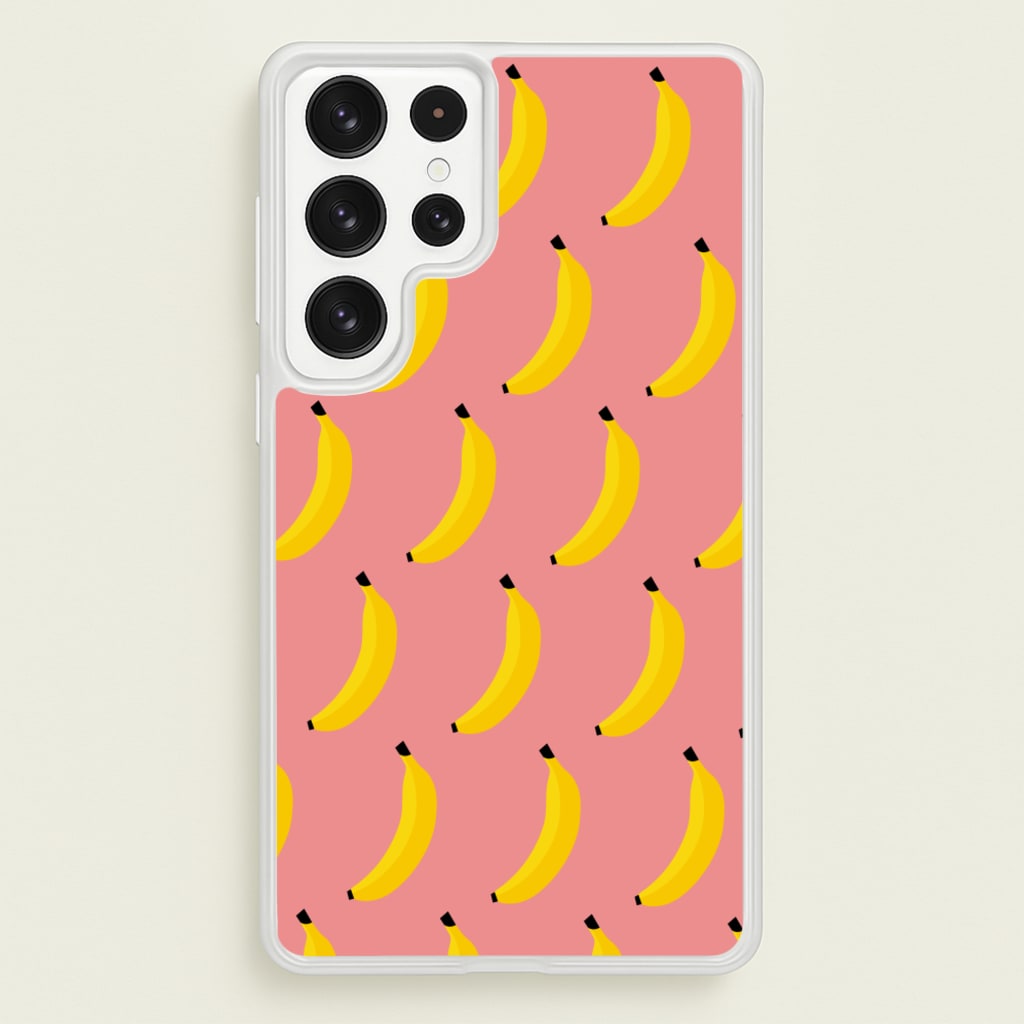 Banana Pattern - Summer Phone Case for Galaxy S23 Ultra