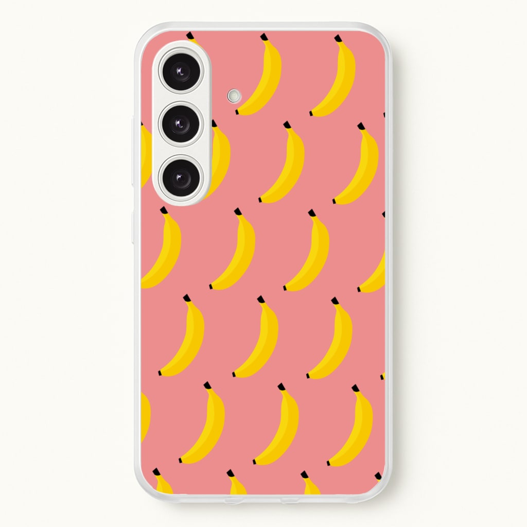 Banana Pattern - Summer Phone Case for Galaxy S24 Plus