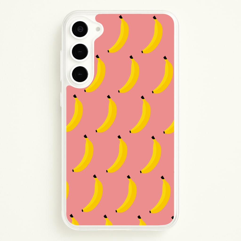 Banana Pattern - Summer Phone Case for Galaxy S23 Plus