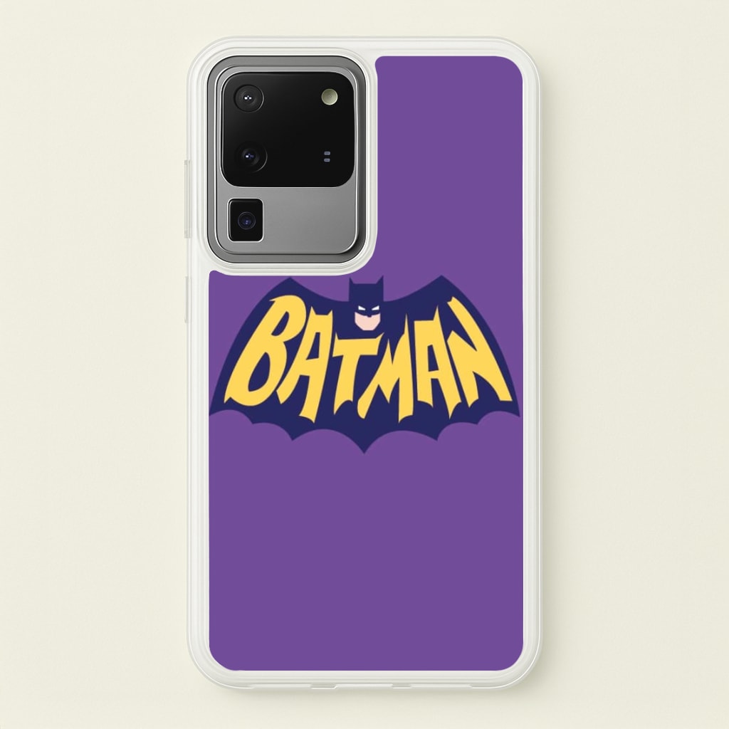 Bat Superhero Purple Logo - Batman Phone Case for Galaxy S20 Ultra