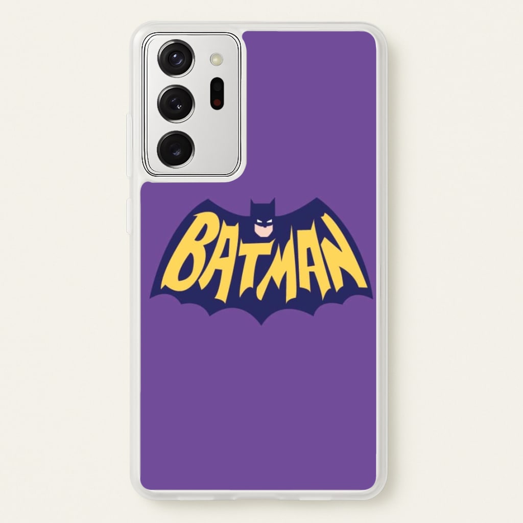 Bat Superhero Purple Logo - Batman Phone Case for Galaxy Note 20 Ultra